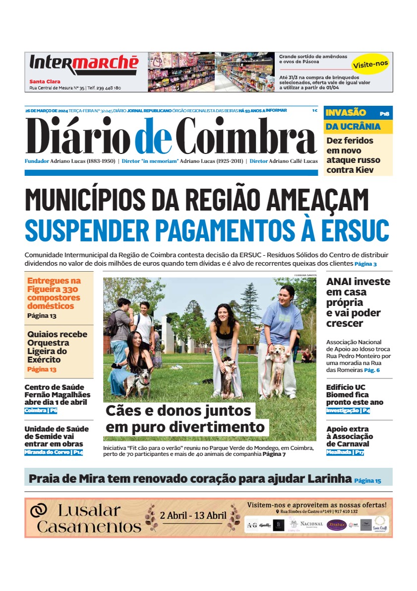 Jornal Diário de Coimbra.